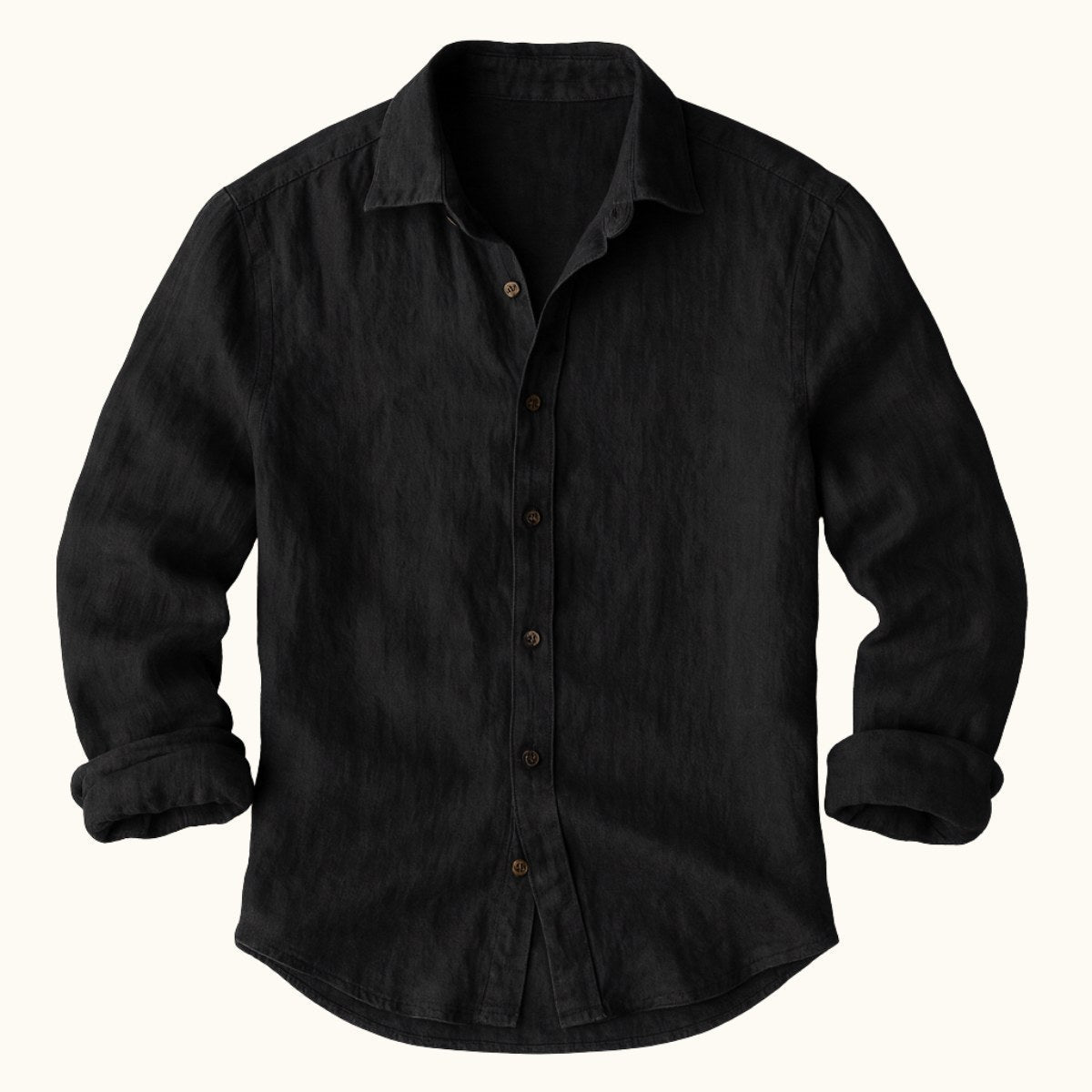 Bart | Men's Long-Sleeve Linen Shirt, Loose-Fitting Summer Shirt | My Sweet Wardrobe