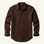 Bart | Men's Long-Sleeve Linen Shirt, Loose-Fitting Summer Shirt | My Sweet Wardrobe
