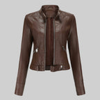 Beatrice | Women's Leather Jacket, Classic Tailored Outerwear | My Sweet Wardrobe