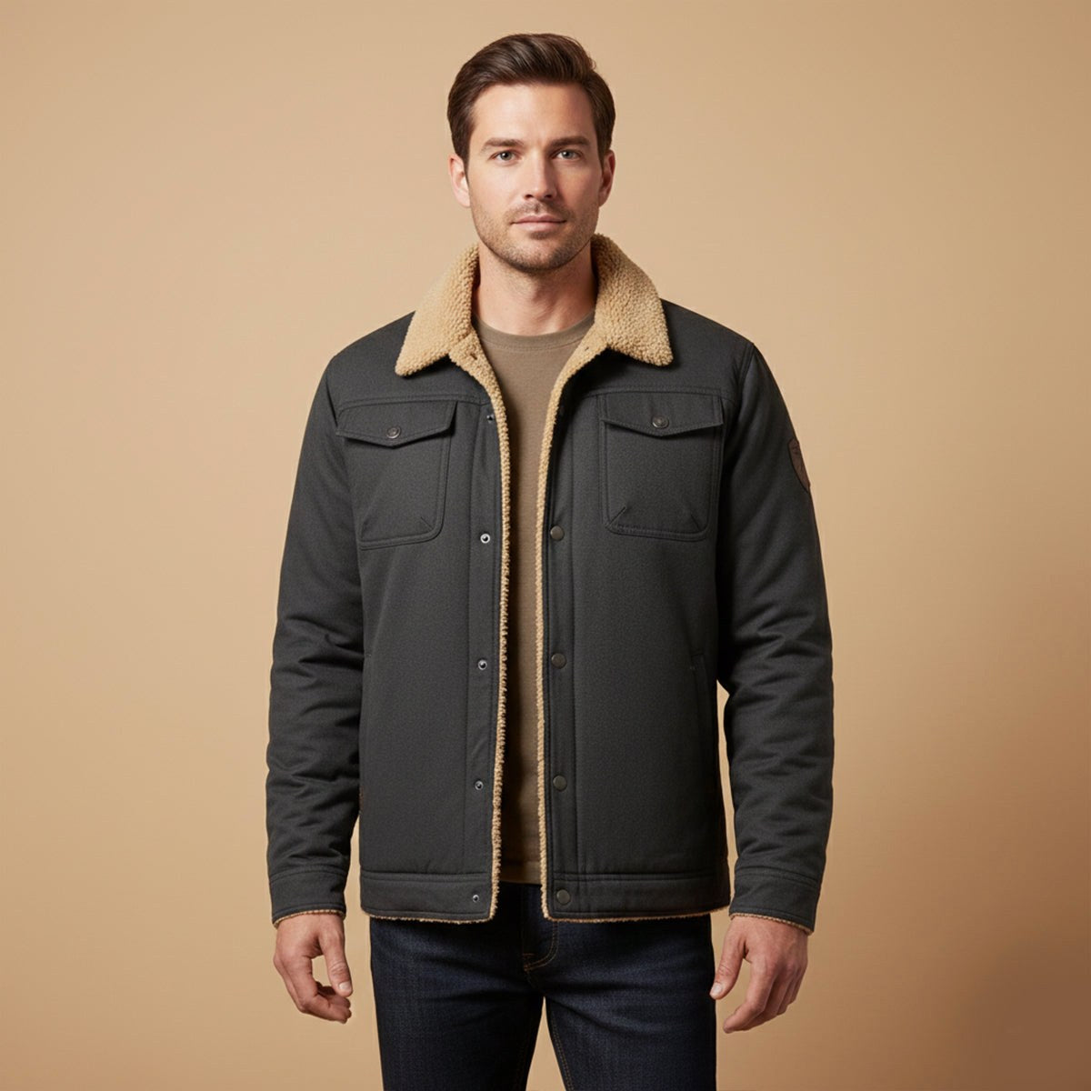 Beckett | Men's Fleece-Lined Winter Coat, Warm Outdoor Coat | My Sweet Wardrobe