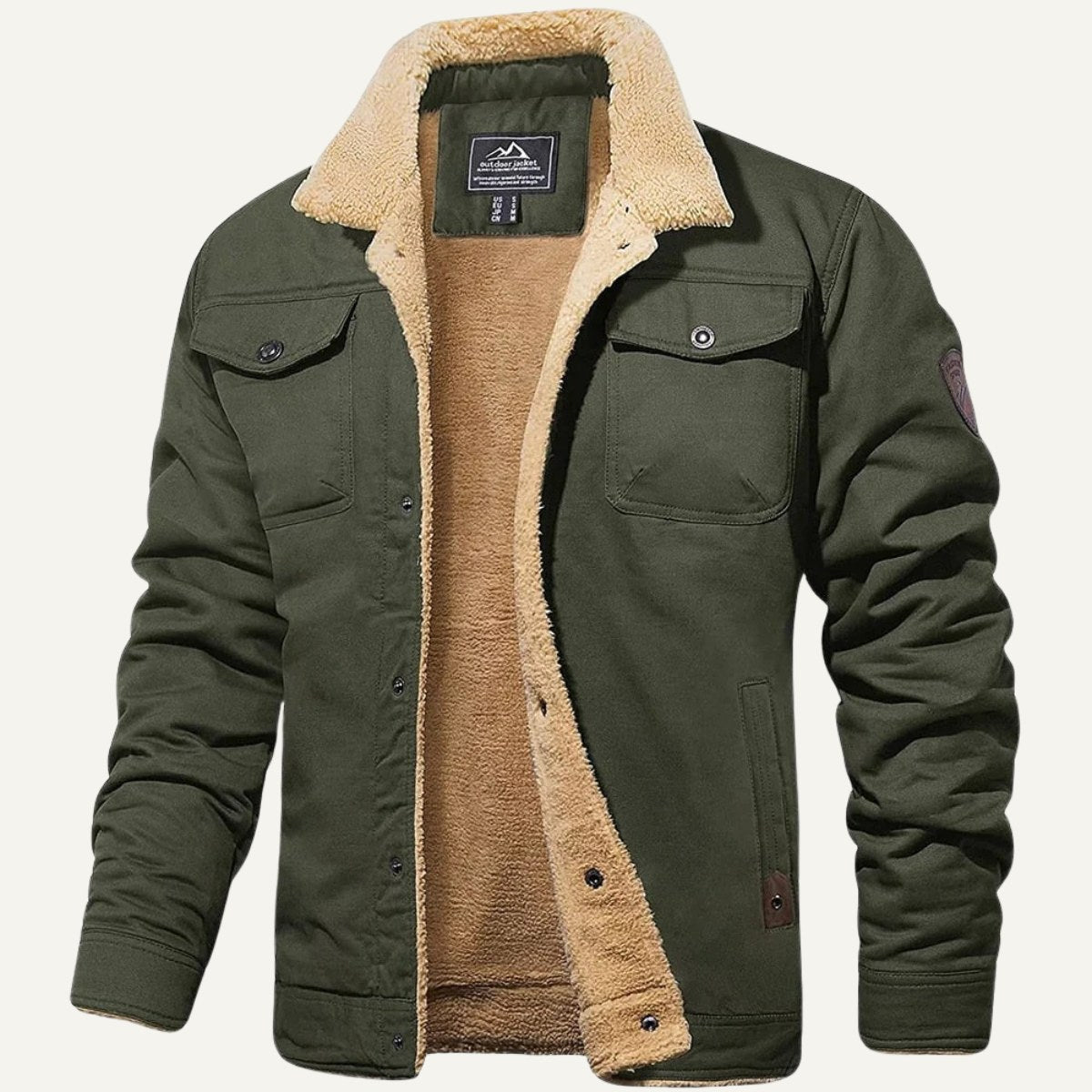 Beckett | Men's Fleece-Lined Winter Coat, Warm Outdoor Coat | My Sweet Wardrobe