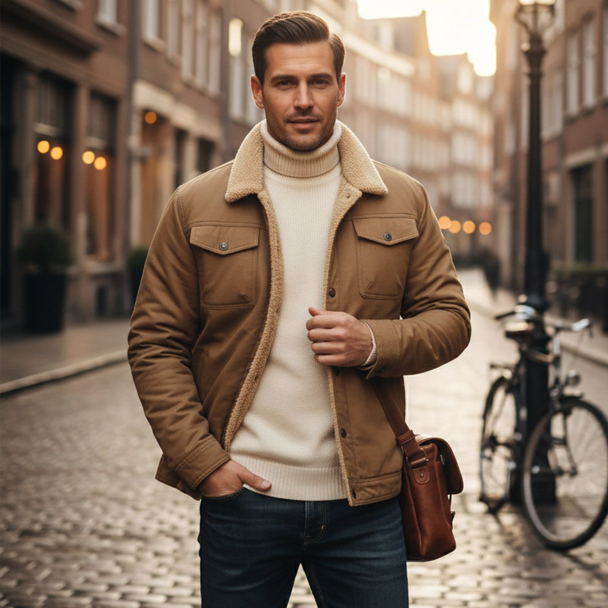 Beckett | Men's Fleece-Lined Winter Coat, Warm Outdoor Coat | My Sweet Wardrobe