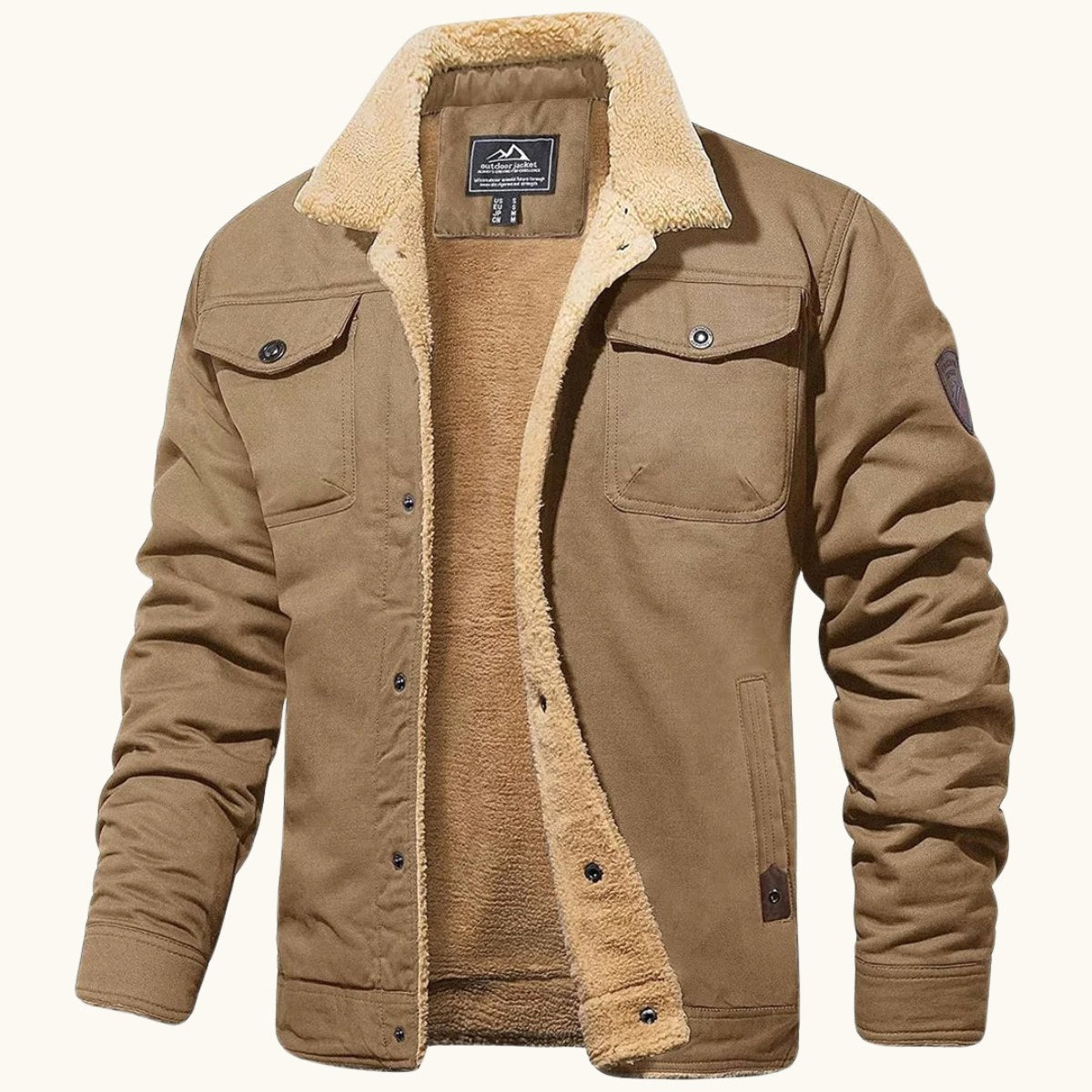 Beckett | Men's Fleece-Lined Winter Coat, Warm Outdoor Coat | My Sweet Wardrobe
