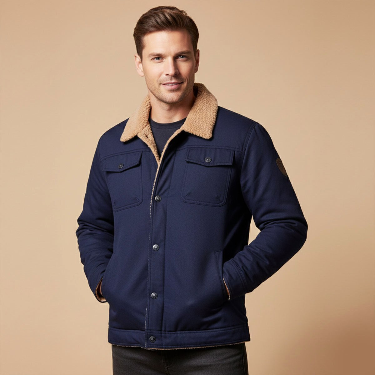 Beckett | Men's Fleece-Lined Winter Coat, Warm Outdoor Coat | My Sweet Wardrobe