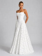 Bella | Women's Floral Maxi Dress, Sculpted Silhouette Evening Dress | My Sweet Wardrobe