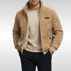 Blake | Men's Corduroy Jacket, Warm Comfort Jacket | My Sweet Wardrobe | Khaki