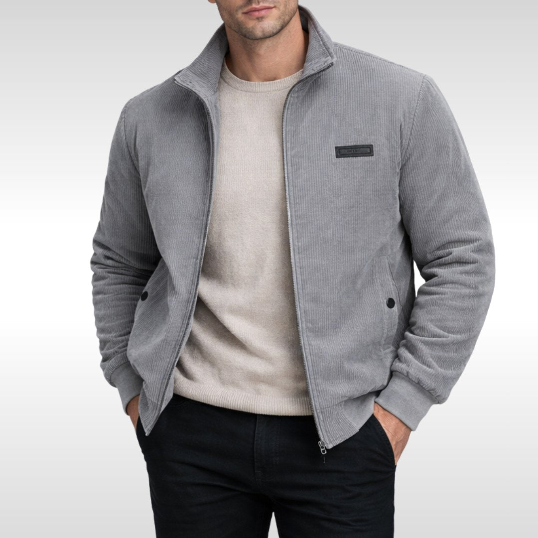 Blake | Men's Corduroy Jacket, Warm Comfort Jacket | My Sweet Wardrobe | Black