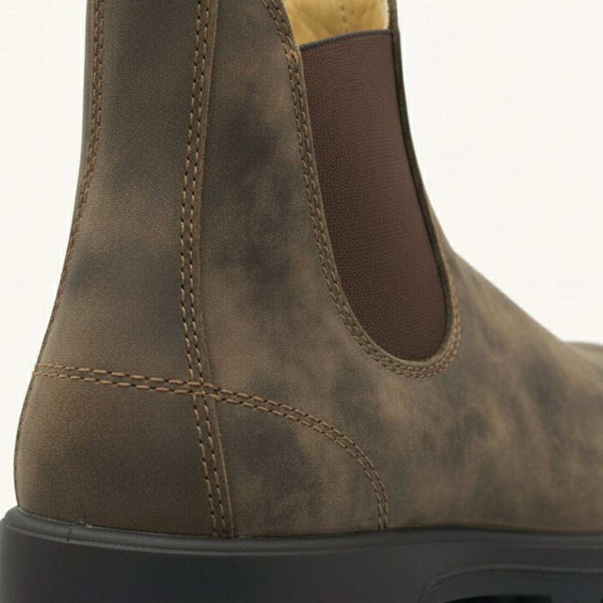 Blake | Men's Leather Chelsea Boots, Slip-On Ankle Boots | Dressific | Gray