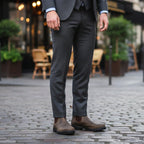 Blake | Men's Leather Chelsea Boots, Slip-On Ankle Boots | Dressific