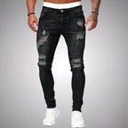 Blake | Men's Skinny Ripped Jeans, Distressed Mid-Rise Jeans | My Sweet Wardrobe