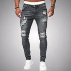 Blake | Men's Skinny Ripped Jeans, Distressed Mid-Rise Jeans | My Sweet Wardrobe