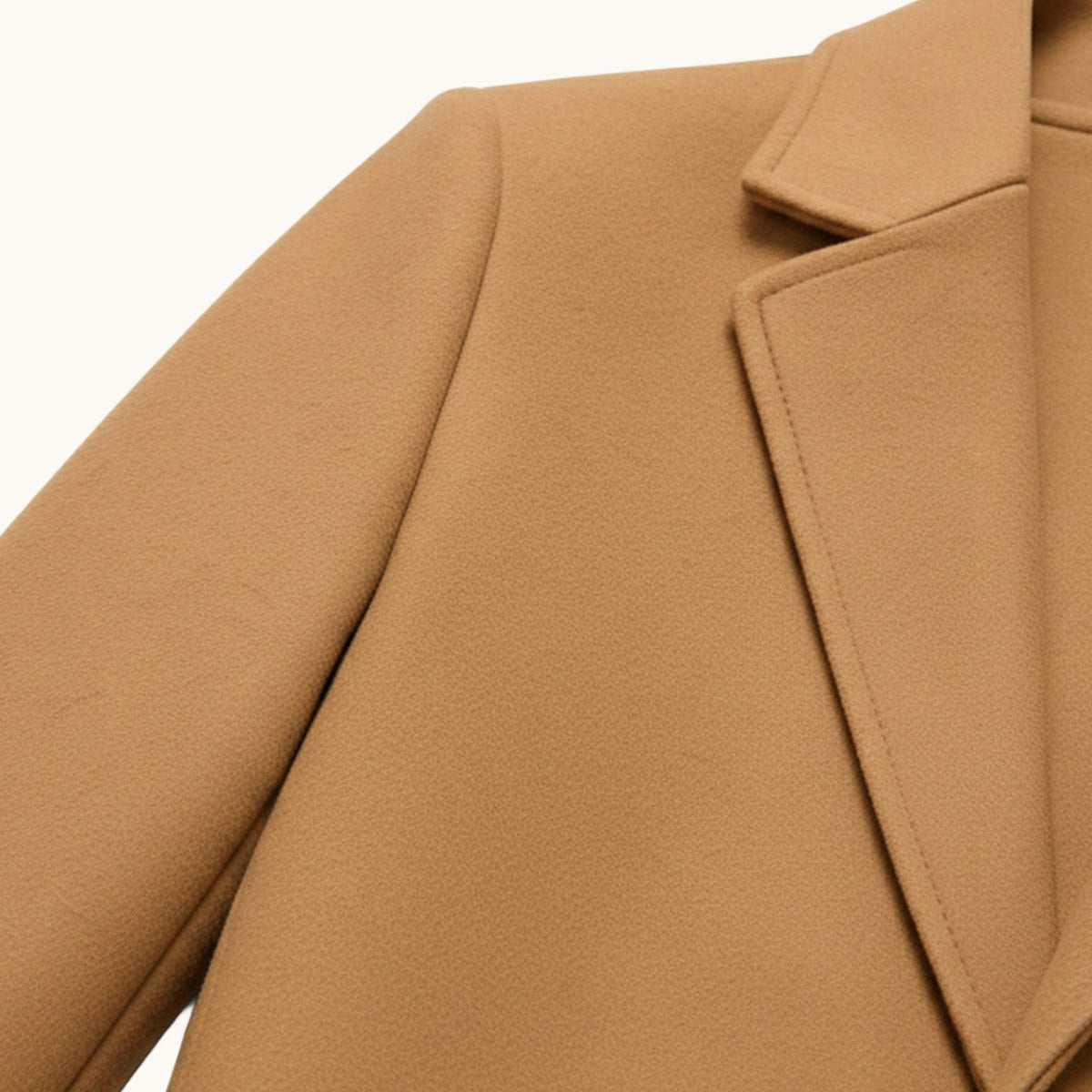 Brandon | Men's Classic Wool Overcoat, Tailored Autumn Coat | Dressific | Navy Blue