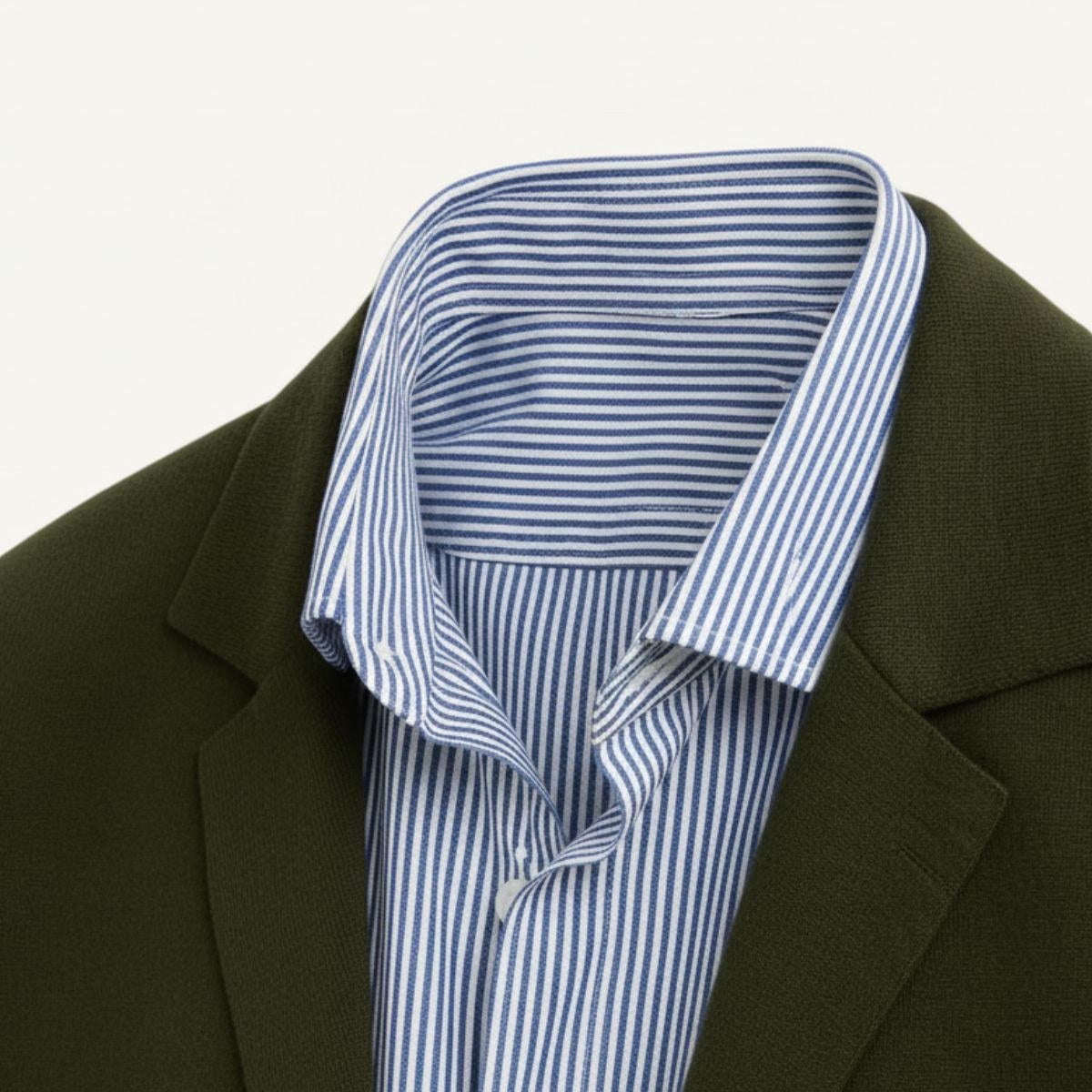 Brett | Men's Oxford Cotton Blazer, Smart Summer Jacket | Dressific