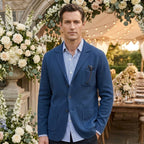 Brett | Men's Oxford Cotton Blazer, Smart Summer Jacket | Dressific