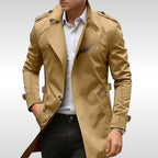 Brett | Women's Classic Trench Coat, Tailored Autumn Coat | My Sweet Wardrobe | Brown