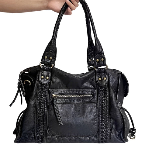 Brittany | Women's Zippered Shoulder Bag – Elegant Everyday Handbag | My Sweet Wardrobe
