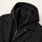 Brody | Men's Waterproof Hooded Parka, Long Rain Coat | My Sweet Wardrobe