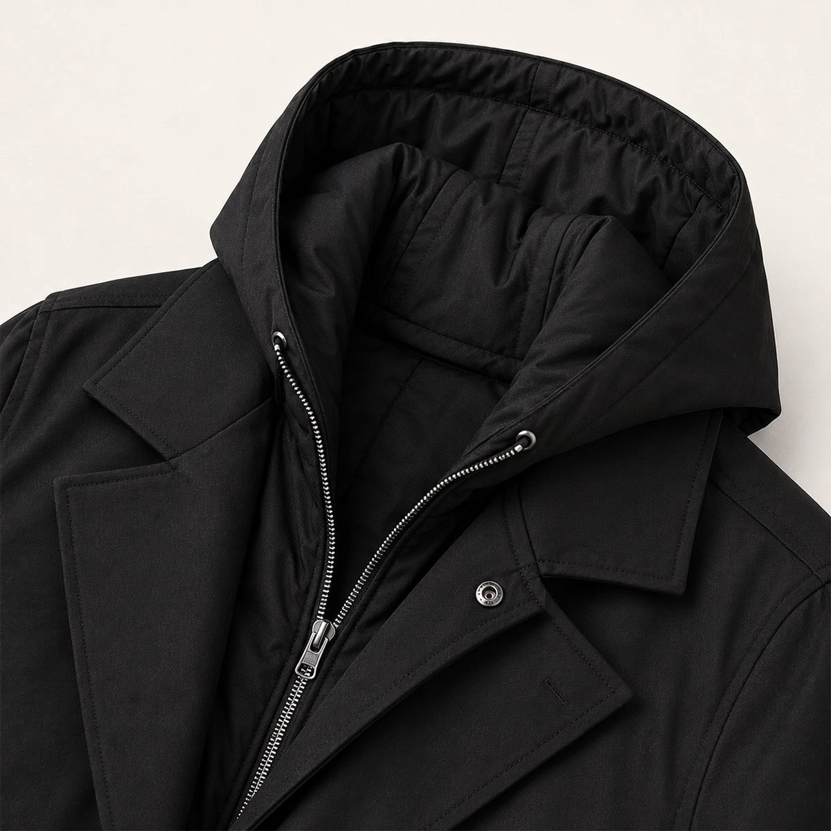 Brody | Men's Waterproof Hooded Parka, Long Rain Coat | My Sweet Wardrobe