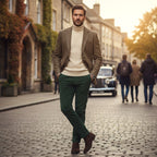 Bryce | Men's Classic Herringbone Tweed Blazer, Tailored Smart Jacket | My Sweet Wardrobe