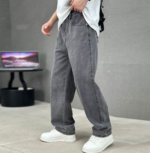 Cameron | Men's Straight Leg Cotton Jeans, Classic Everyday Jeans | My Sweet Wardrobe