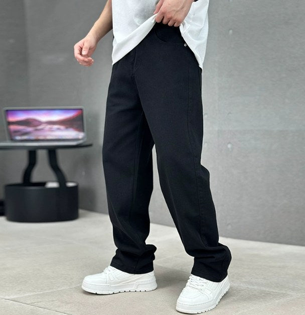Cameron | Men's Straight Leg Cotton Jeans, Classic Everyday Jeans | My Sweet Wardrobe