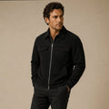 Carter | Men's Suede-Effect Jacket, Modern Smart Jacket | My Sweet Wardrobe | Grey
