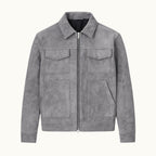 Carter | Men's Suede-Effect Jacket, Modern Smart Jacket | My Sweet Wardrobe
