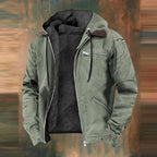 Charles | Men's Tailored Autumn Jacket with Pockets, Smart Wool-Blend Jacket | My Sweet Wardrobe | Green