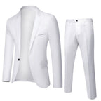 Christian | Men's Two-Piece Suit, Classic Wedding Suit | My Sweet Wardrobe | Black