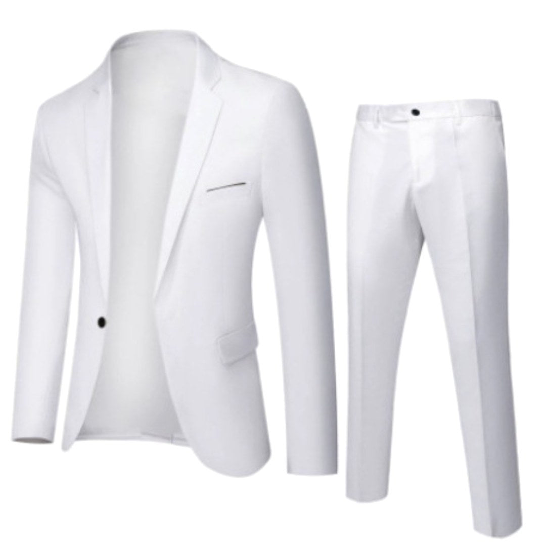 Christian | Men's Two-Piece Suit, Classic Wedding Suit | My Sweet Wardrobe | Black