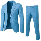 Christian | Men's Two-Piece Suit, Classic Wedding Suit | My Sweet Wardrobe | Black