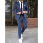 Christian | Men's Two-Piece Suit, Classic Wedding Suit | My Sweet Wardrobe | White