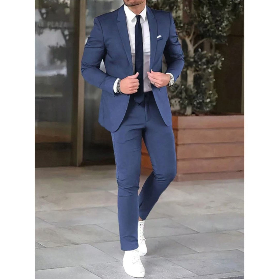 Christian | Men's Two-Piece Suit, Classic Wedding Suit | My Sweet Wardrobe | White