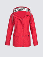 Christine | Women's Waterproof Lightweight Windbreaker Jacket, Water-Resistant Outdoor Jacket | My Sweet Wardrobe