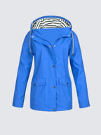 Christine | Women's Waterproof Lightweight Windbreaker Jacket, Water-Resistant Outdoor Jacket | My Sweet Wardrobe | Grey
