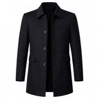 Christopher | Men's Classic Wool Overcoat, Tailored Formal Coat | My Sweet Wardrobe