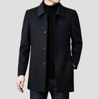Christopher | Men's Classic Wool Overcoat, Tailored Formal Coat | My Sweet Wardrobe
