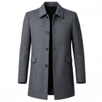 Christopher | Men's Classic Wool Overcoat, Tailored Formal Coat | My Sweet Wardrobe