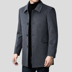 Christopher | Men's Classic Wool Overcoat, Tailored Formal Coat | My Sweet Wardrobe