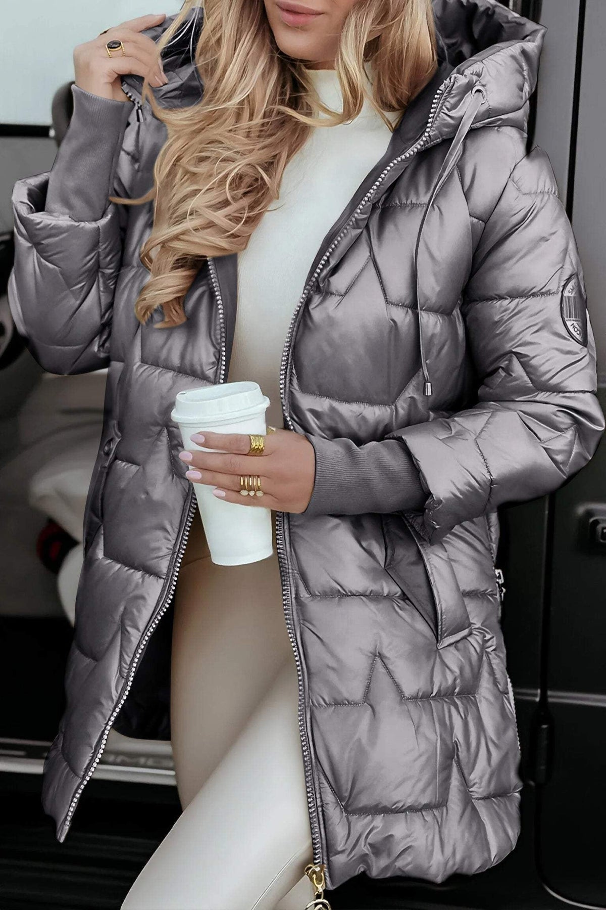Clara | Elegant Transitional Coat with Classic Cut, Timeless Autumn Coat | My Sweet Wardrobe | Brown