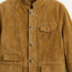 Clayton | Men's Single-Breasted Suede Blazer Jacket, Casual Smart Coat | My Sweet Wardrobe
