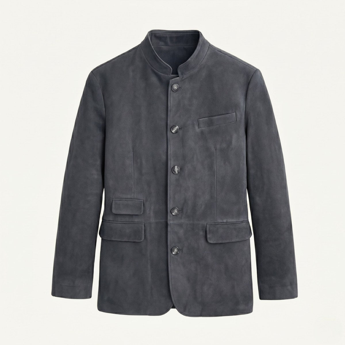Clayton | Men's Single-Breasted Suede Blazer Jacket, Casual Smart Coat | My Sweet Wardrobe