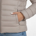 Clemence | Women's Lightweight Quilted Jacket, Slim-Fit Zip Jacket | My Sweet Wardrobe | Black