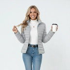 Clemence | Women's Lightweight Quilted Jacket, Slim-Fit Zip Jacket | My Sweet Wardrobe