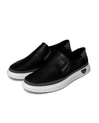 Cole | Men's Slip-On Shoes, Closed-Toe Casual Shoes | Dressific | Black