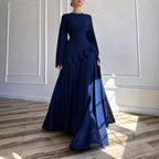 Colette | Women's Tiered Maxi Dress with Bell Sleeves, Formal Wedding Guest Dress | My Sweet Wardrobe