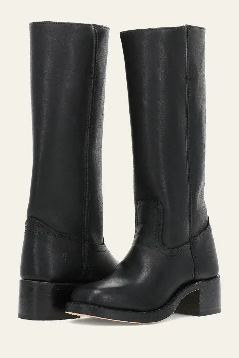 Colette | Women's Western Leather Cowboy Boots, Pointed-Toe Autumn Boots | My Sweet Wardrobe