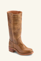 Colette | Women's Western Leather Cowboy Boots, Pointed-Toe Autumn Boots | My Sweet Wardrobe | Brown