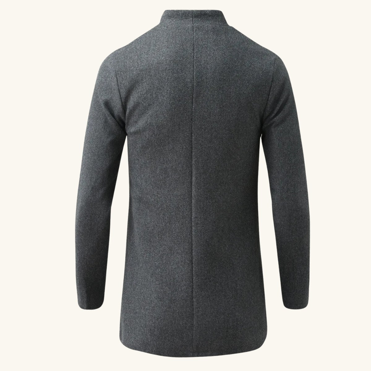 Cooper | Men's Wool Blend Single Breasted Trench Coat, Tailored Autumn Coat | My Sweet Wardrobe