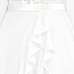 Élodie | Women's Lace Midi Dress, Burgundy V-Neck Occasion Dress | My Sweet Wardrobe